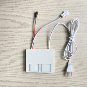 Interruttore a due sensori touch Anti-appannamento Dimmer Touch Smart con alimentatore driver sfangatore 3 colori per luce a Led specchio - Product Image 2