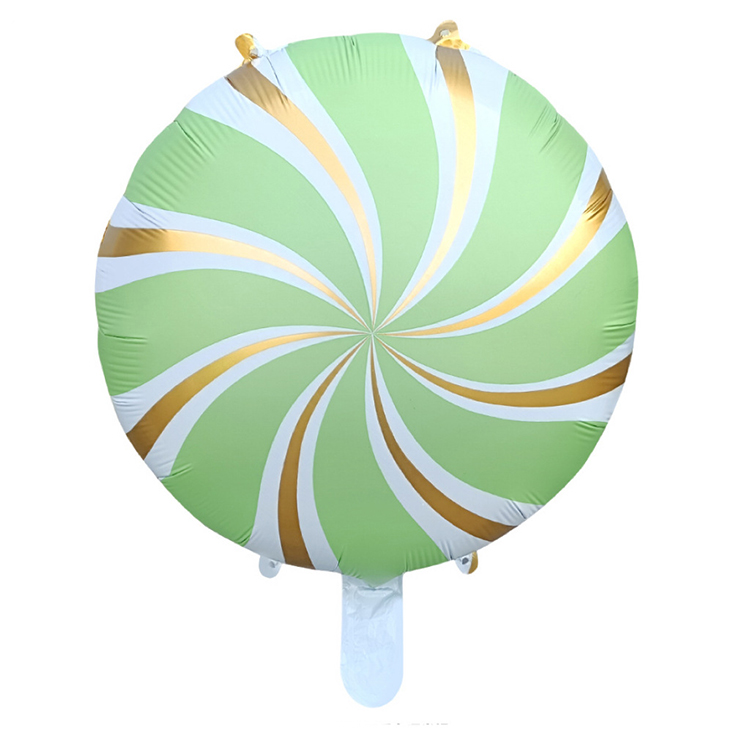 Ballons ronds verts de 18 pouces