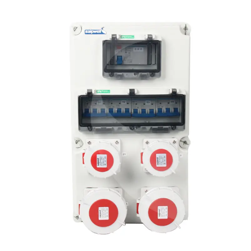 알리바바 확인 제조 Saipwell OEM/ODM 사용자 정의 산업 배포 상자 방수 전기 전원 상자