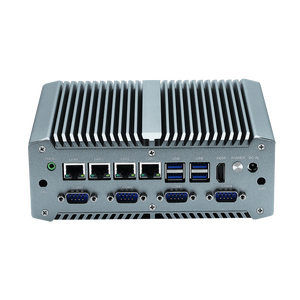OEM Intel Celeron 5205U Dual Core 4 LAN GbE Ethernet 6 COM <strong>RS232</strong> RS422 RS485 GPIO LVDS Fanless <strong>Embedded</strong> Industrial PC - Product Image 3