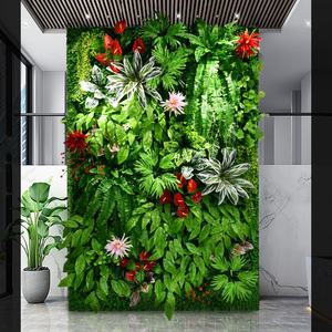 人造植物墙装饰绿草墙景观婚礼装饰餐厅