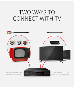 Aggiornamento Software H.265 1080P HEVC Set Top Box tv ricevere set tv FULL HD DVB T2 small tv box STB DVB-T2 Set -Top Box