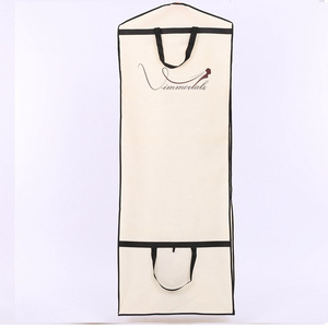 优质折叠衣服防尘套布长布连衣裙套装服装袋带手柄服装布