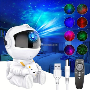 Hot Sale Modern <strong>Mini</strong> Astronaut <strong>Star</strong> Projector White <strong>LED</strong> Nebula Night Light PVC/ABS Remote Control Robot Projector Laser Galaxies - Product Image 1