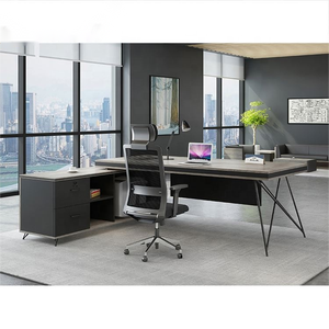 Sinonis-Mesa de escritorio moderna y Popular para ordenador, mesa de lectura de lujo, silla de oficina y escritorio, minimalista - Product Image 3
