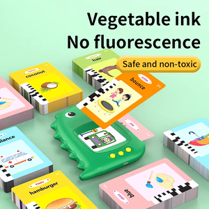 Educational Talking <strong>Flash</strong> Cards Factory Wholesale Cartoon crocodile Style Learning Machine with Charged Cable Kids <strong>Flash</strong> Card - Product Image 6
