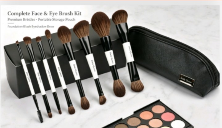 8pcs X double end brush with transparent bag