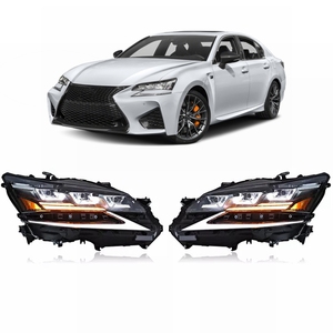 レクサスGS200GS300h GS350GSシリーズ2016 2017 20182019用の新しいスタイルのLEDプロジェクターフロント左右ヘッドライトヘッドランプ - Product Image 1