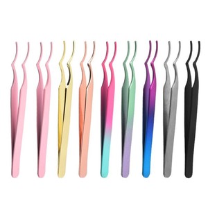 Lash <span class=keywords><strong>Applicator</strong></span> Công Cụ Tự Làm Giả Lông Mi <span class=keywords><strong>Applicator</strong></span> Công Cụ Thép Không Gỉ Cong Nhíp Lông Mi Cho Cụm Lash Dải Lông Mi - Product Image 1