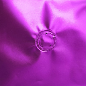 Thiết kế màu tím bề mặt sáng tùy chỉnh in đứng lên Túi Túi đứng lên túi dây kéo kỹ thuật số rõ ràng đứng lên túi - Product Image 3