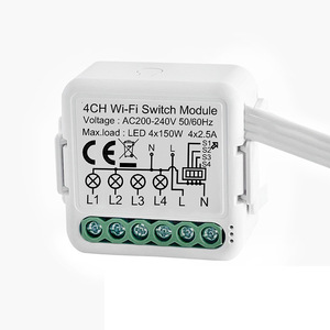 Tuya WiFi Mini Smart Relais WiFi-Schalter, 1 2 3 4 Gang DIY Smart Lichtsc halter Modul Smart Life/Tuya App Control, Heim automation - Product Image 1