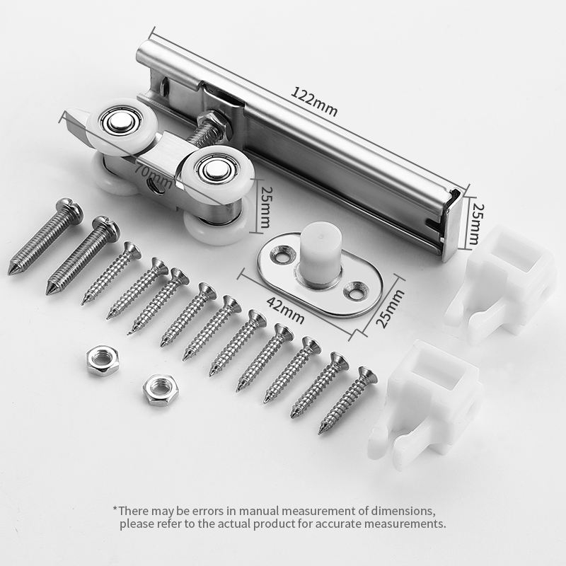 Poulie à 4 roues en acier inoxydable