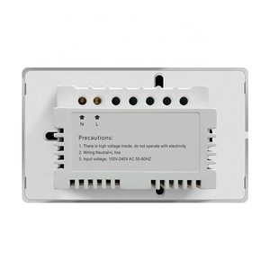 Google Wifi uyumlu 3 Gang akıllı ev duvar anahtarı 120 sahne kablosuz anahtarı ile Max. 10A akım ev kullanımı için akıllı yaşam App - Product Image 4