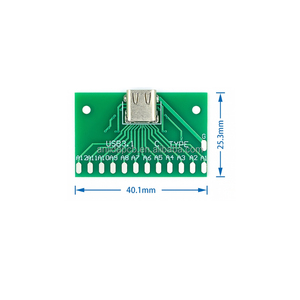 24P USB 3.1with PCB kartı kadın koltuk adaptör modülü PCB kartı TYPE-C modülü test kurulu ölçmek akımı iletim - Product Image 3