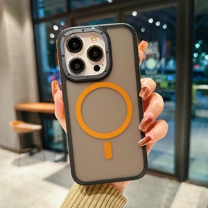 Iphone 16 için 15 artı Pro Max yeni varış mat manyetik Anti damla Tpu telefon kılıfı cilt hissediyorum yarı şeffaf telefon kapak - Product Image 4