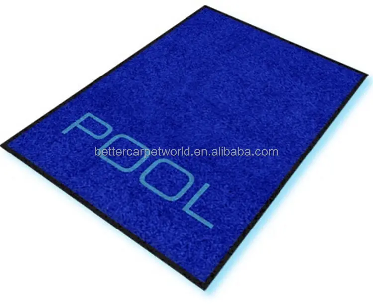 Tapis de sol en Nylon personnalisé, paillasson Oriental avec imprimé, pour l'intérieur et l'extérieur, marque de styliste, avec Logo en caoutchouc