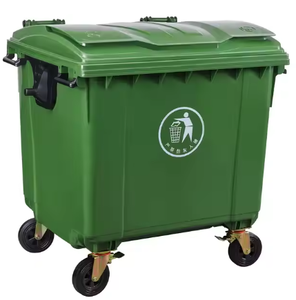 工业废物箱1100L户外移动垃圾桶HDPE塑料垃圾桶 - Product Image 2