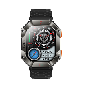 Supporta la funzione di bussola a pressione barometrica dell'altitudine funzione di chiamata per la composizione dell'orologio intelligente all'aperto 4 mini giochi integrati - Product Image 2