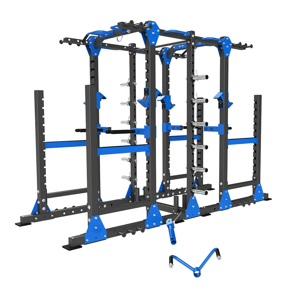 Ruimtebesparend Thuis Workout Gym Apparatuur Verstelbare Squat Rack Kooi Power Rack Multifunctionele