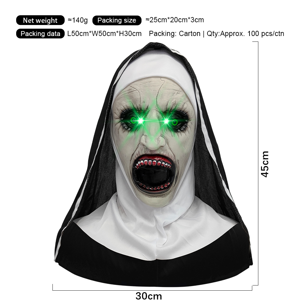 Green-Light White Open Nun