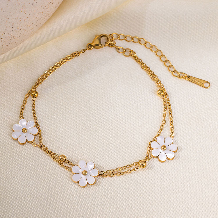 Fleur de perle/or
