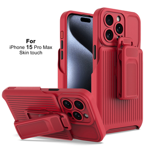 混合装甲组合皮套手机外壳，带360可拆卸后夹，适用于iPhone 14 pro max 15 pro max - Product Image 2