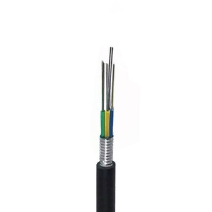 Ağ uygulamaları için zırhlı örgülü kolay geçmeli boru ile GYTS açık Fiber optik kablo - Product Image 5