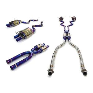 适用于宝马M3 E90/e92/e93 V8 4.0l带双谐振器钛管消声器阀排气系统 - Product Image 2