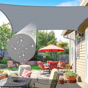 Benutzer definierte Sonnenschutz Segel Grau 3x4 Outdoor Baldachin Wasserdicht Sonnenschutz Segel Dreieckiges Rechteck