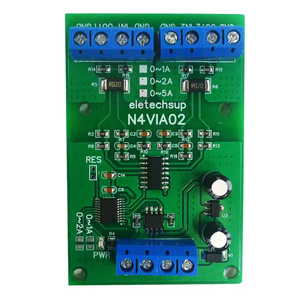 Medidores de voltaje de corriente y amperios 3 en 1 RS485 Modbus RTU, placa de medición de señal de voltaje de 0-30V, módulo de recolección de corriente 1A 2A 5A - Product Image 5