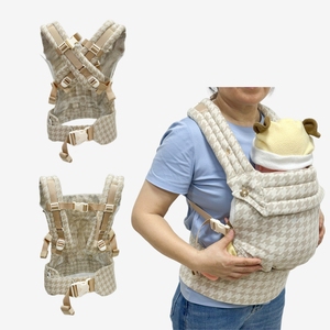 2025 yeni varış keten 4-in-1 ayarlanabilir ergonomik bebek taşıma salıncağı çok fonksiyonlu bebek yürüyor sırt çantası - Product Image 1