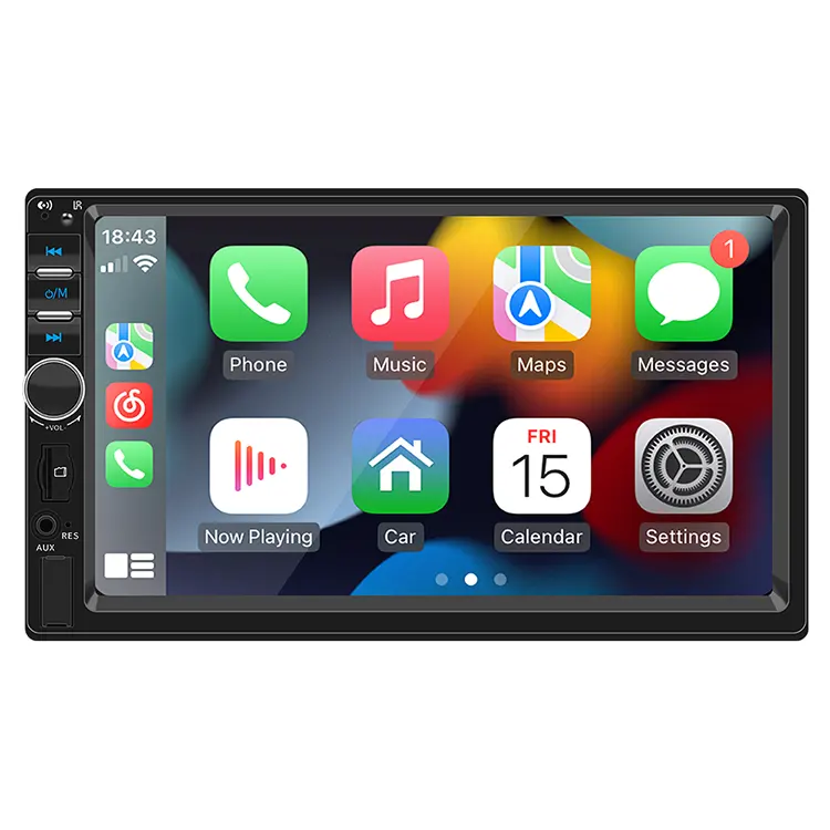 Scheda FM/TF/USB/SD riproduzione carplay autoradio mp5 dvr navigazione android gps autoradio lettore audio video dvd stereo