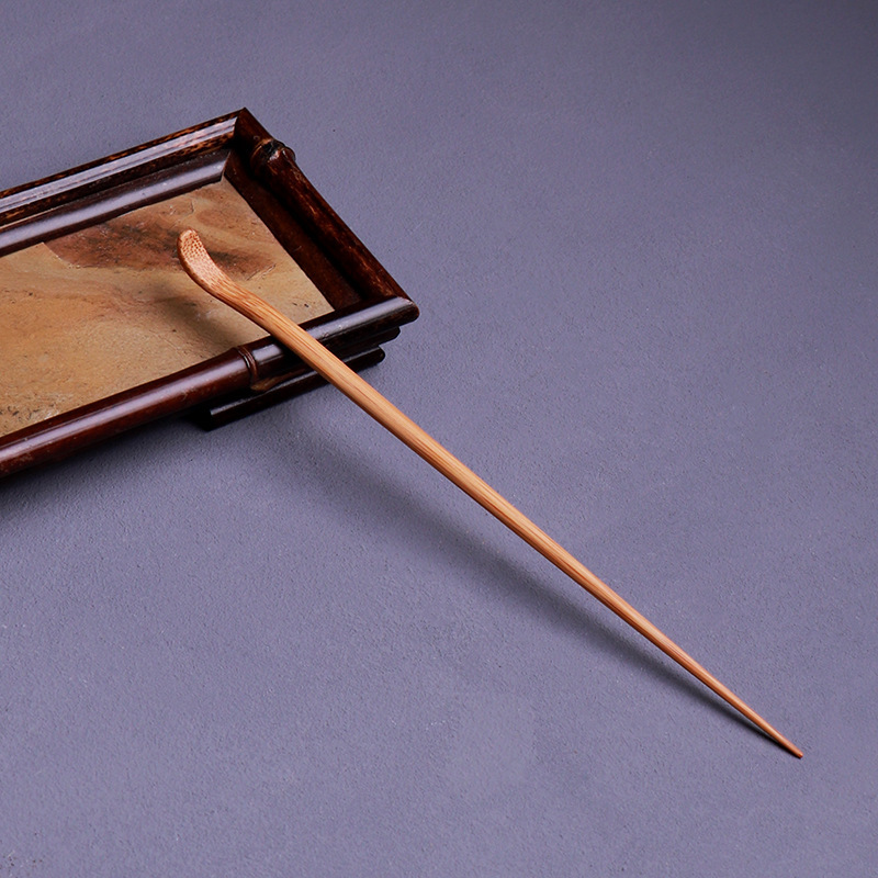 Round-headed tea needle and tea pick