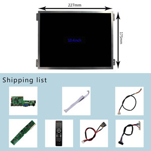 Kit de Control de placa de controlador de Monitor Lcd de entrada de Audio USB Vga con Panel de pantalla Lcd de 10,4 pulgadas y 12,1 pulgadas