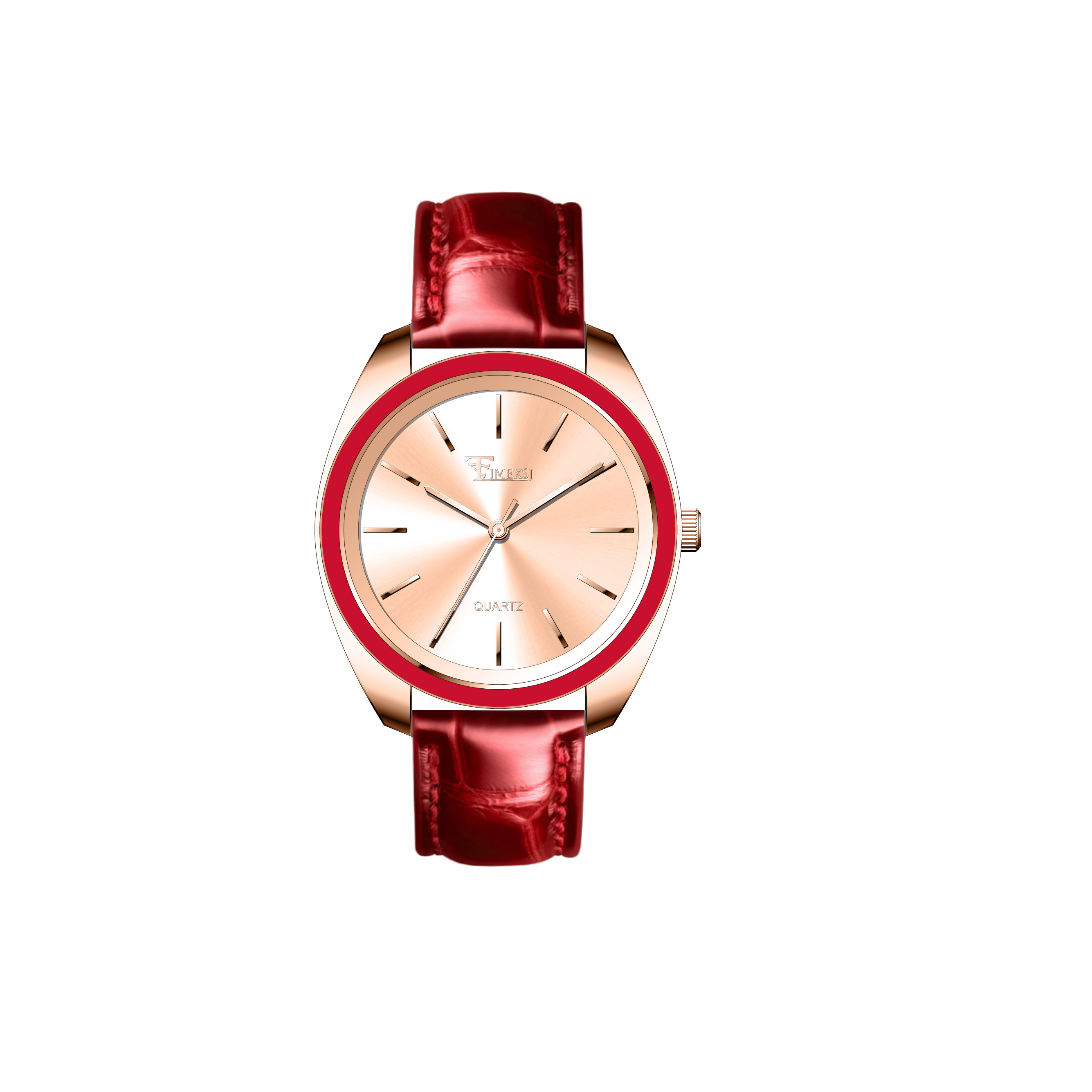 Rose Gold - Red