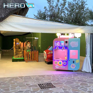 Herovr מסחרי אינטראקטיבי מכונת ממתקים כותנה ידידותית למשתמש מודל עסקי אינטואיטיבי עסקי אינטואיטיבי חדש קניון sdk