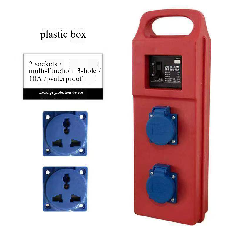 Boîte en plastique cuivre pur, 2 positions, étanche, 3 trous