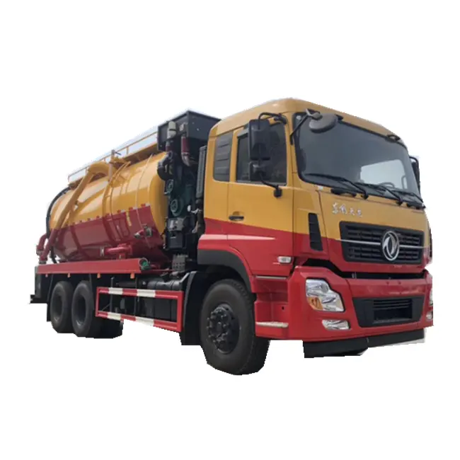 4x2 Dongfeng Cleaning Vacuum Sewage Suction Truck 12 Cbm Waste Water Tank Capacity Factory Sale Price