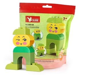 Çocuk 4 in 1 Dubie uyumlu Mega blokları DIY küçük çocuklar için yaratıcı oyun yapı taşı seti - Product Image 3