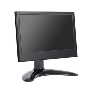 Monitor LCD industrial portátil de 7 pulgadas compatible con OEM, pantalla LCD pequeña IPS 1024x600, interfaz USB HDM AV VGA, señales múltiples