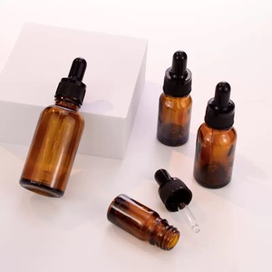 满意保证防紫外线琥珀色玻璃滴管瓶