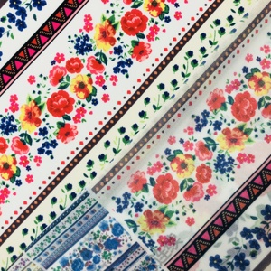 Wholesale Manufacture 100&amp; Polyester Flower <strong>Pattern</strong> Custom Digital <strong>Print</strong> Fabric for Dresses. - Product Image 4