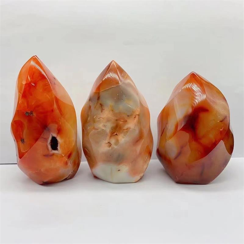 Toptan doğal yüksek kaliteli carnelian alev kırmızı akik kristal ücretsiz formu hediyeler süslemeleri için güzel akik - Product Image 5