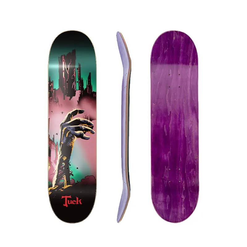 Бренд Tuck, универсальная поверхность на заказ, 31 дюйм Pro, 7-слойный скейтборд из кленового дерева для магазина