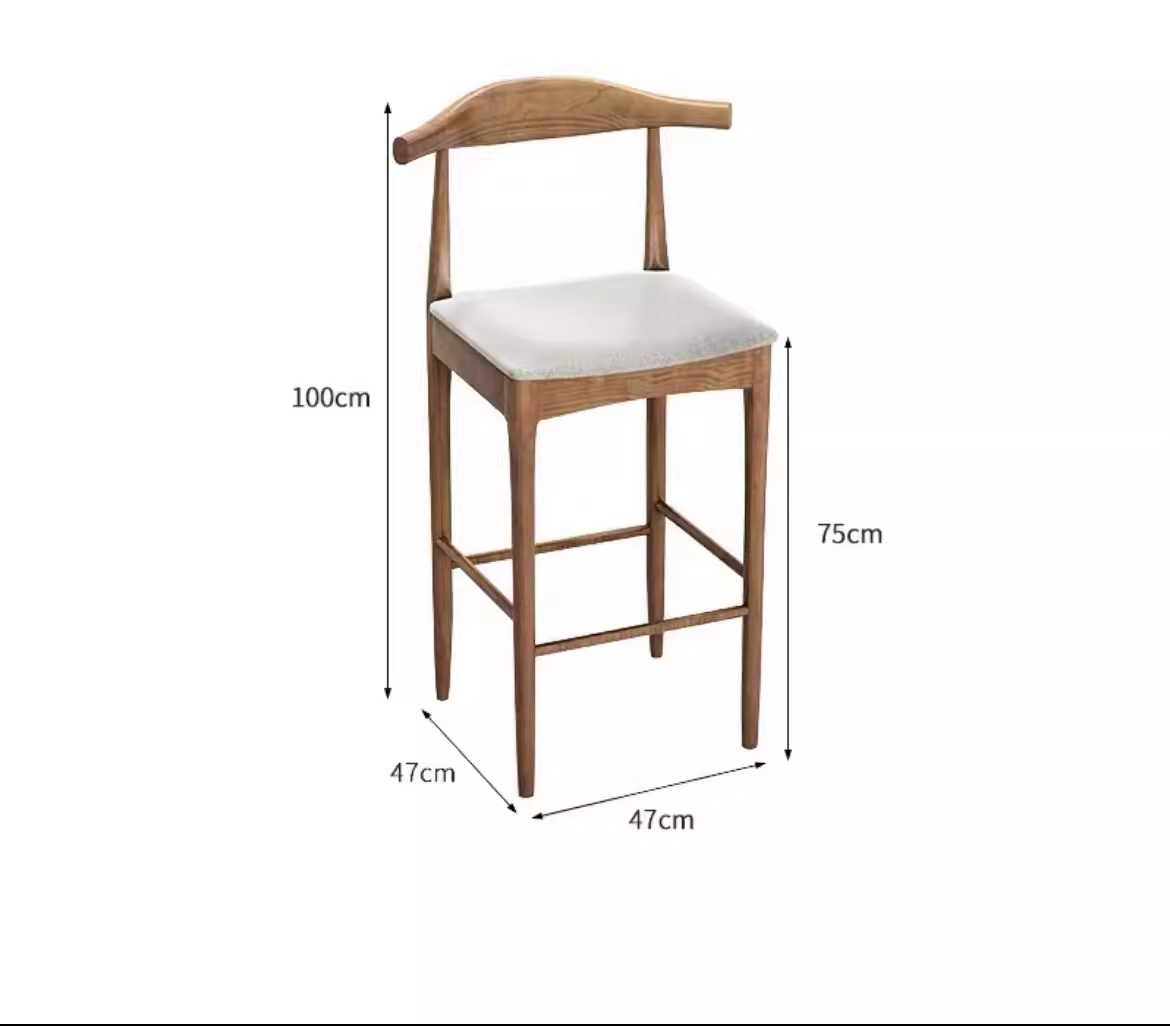 Silla alta con cuerno a juego