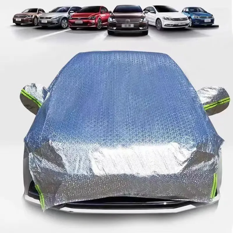 Özel Logo evrensel PEVA pamuk araba vücut kapak açık su geçirmez güneş kar toz araba kılıfı