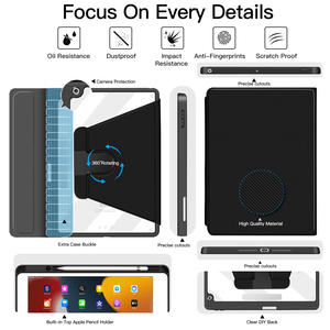 For Ipad 10.2&quot; 7 8 9 Th Generation <strong>Keyboard</strong> Case 10.2 Folio 360 Degree Rotation Tab Case Wireless <strong>Keyboard</strong> for Ipad Pro 11 - Product Image 6