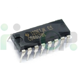 Cd4017 IC thập kỷ truy cập cd4011 4013 4024 4017 4060be mới ban đầu Texas công cụ cd40174be DIP16 mạch logic IC cd4017 - Product Image 1