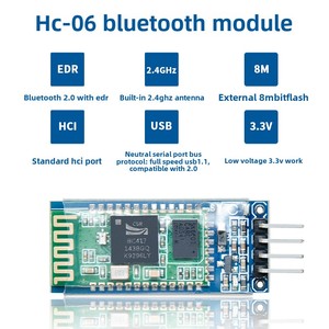 Bluetooth serielle Schnitts telle transparentes Übertragungs modul HC-06 Slave Bluetooth drahtlose serielle Kommunikation geeignet
