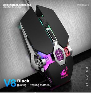 Kostenlose Wolf V8 Wired Mouse Office-Spiel Computer Makro Programmierung Luminous Gaming Mouse - Product Image 6